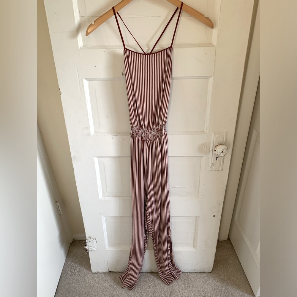 Striped Jumpsuit